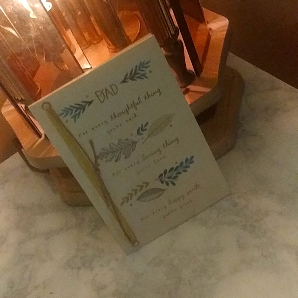 It a card for father day and in a good condition